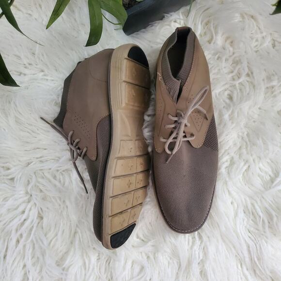 Marc Nason Men's Lite Lugg Webster Leather Textile Chukka Boots 10.5 - Picture 3 of 10